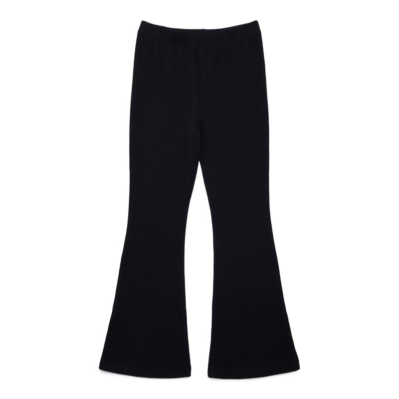 Wonder Nation Girls Ribbed Velboa Flare Leggings Sizes 4-10