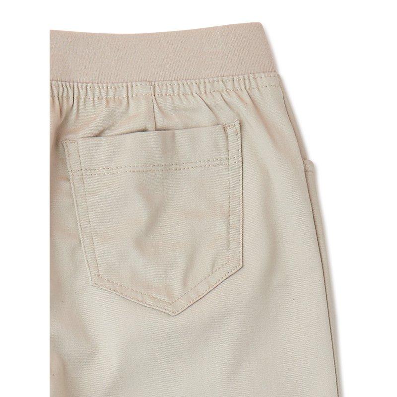 Wonder Nation Girls School Uniform Pull On Pants 2-Pack Sizes 4-16 & Plus