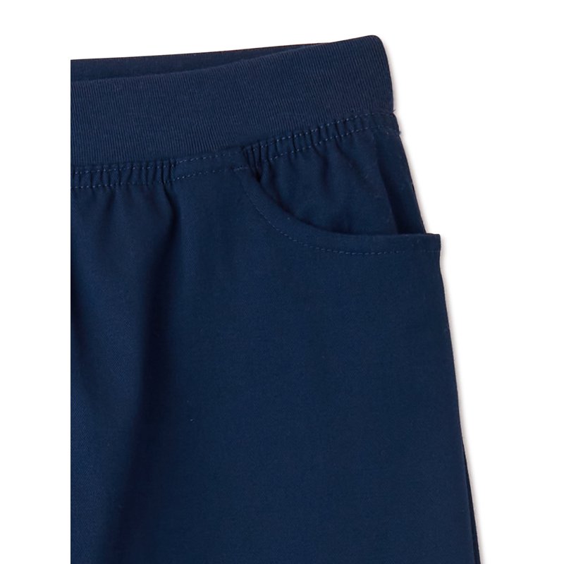 Wonder Nation Girls School Uniform Pull On Pants Sizes 4-16 & Plus