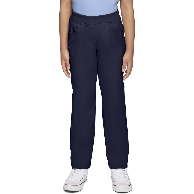 Wonder Nation Girls School Uniform Pull On Pants Sizes 4-16 & Plus