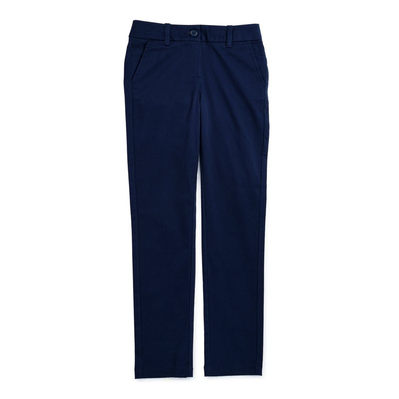 Wonder Nation Girls School Uniform Skinny Pants Sizes 4-20 & Plus