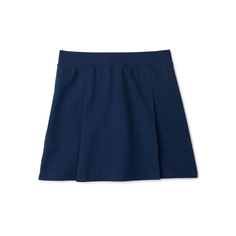 Wonder Nation Girls School Uniform Stretch Ponte Knit Scooter Skirt Sizes 4-16 & 8-18 Plus