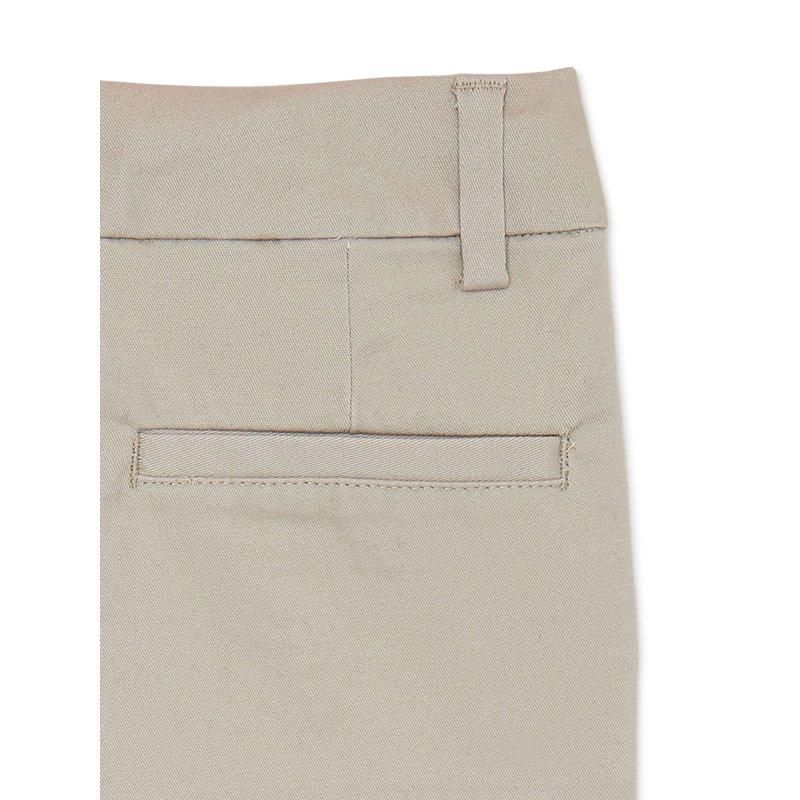 Wonder Nation Girls School Uniform Stretch Twill Skinny Pants 2-Pack Sizes 4-20 & Plus