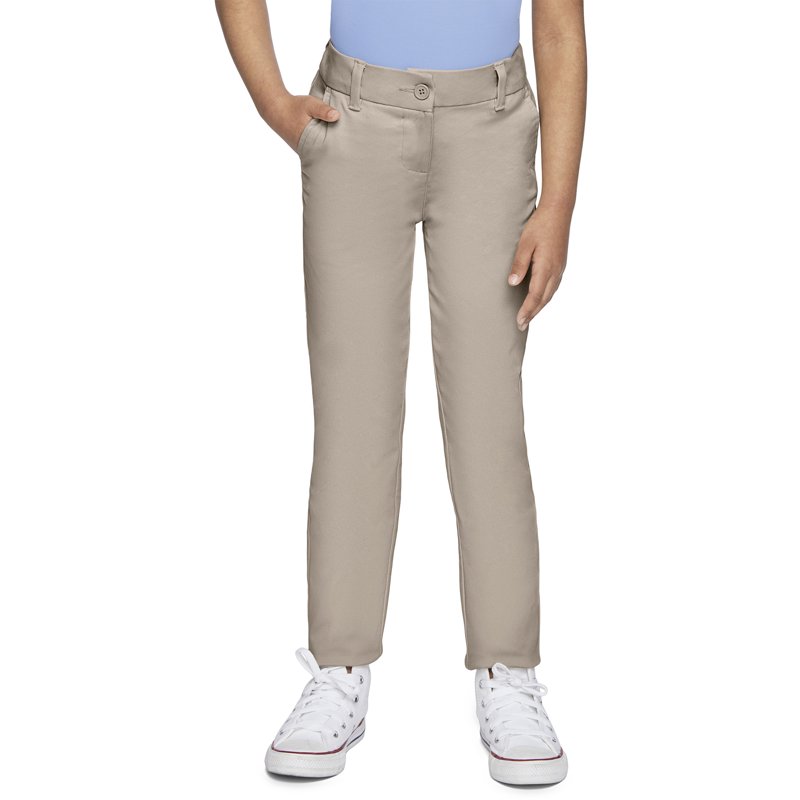 Wonder Nation Girls School Uniform Stretch Twill Skinny Pants 2-Pack Sizes 4-20 & Plus