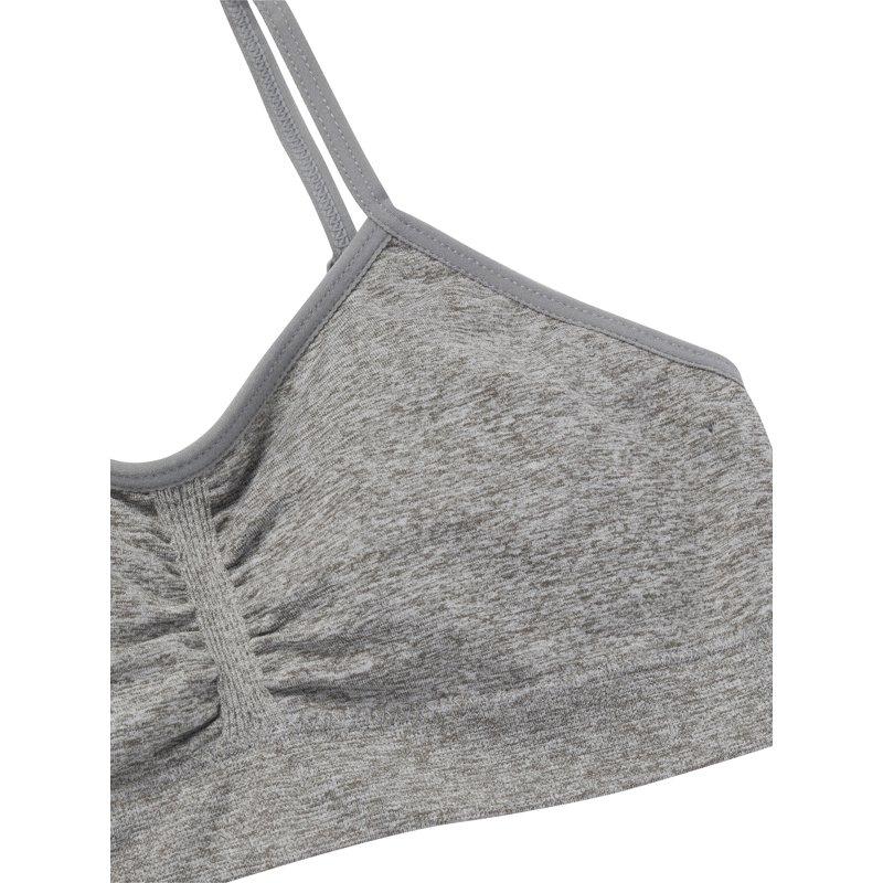 Wonder Nation Girls' Seamless Ruched Recycled Bra 2-Pack Sizes XS-2XL