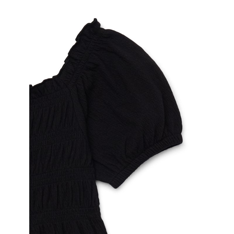 Wonder Nation Girls Smocked Puff Sleeve Top Sizes 4-18 & Plus