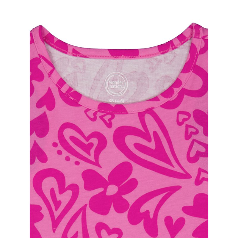 Wonder Nation Girls Tank Play Dress 2-Pack Sizes 4-18 & Plus