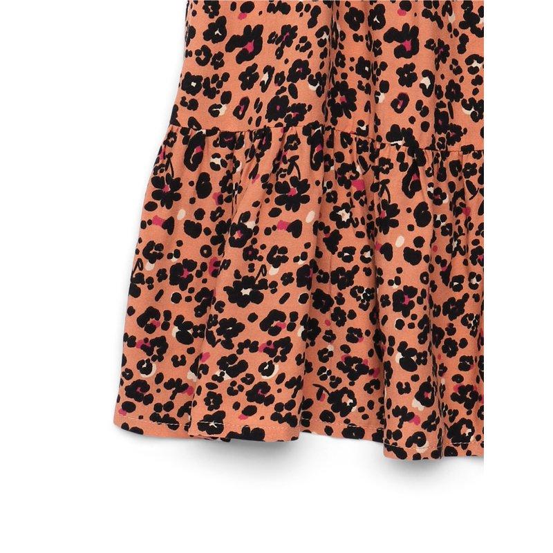 Wonder Nation Girls Tiered Dress With Puff Sleeves Sizes 4-18 & Plus