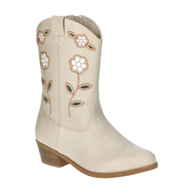 Wonder Nation Little and Big Girls Floral Western Cowgirl Boots