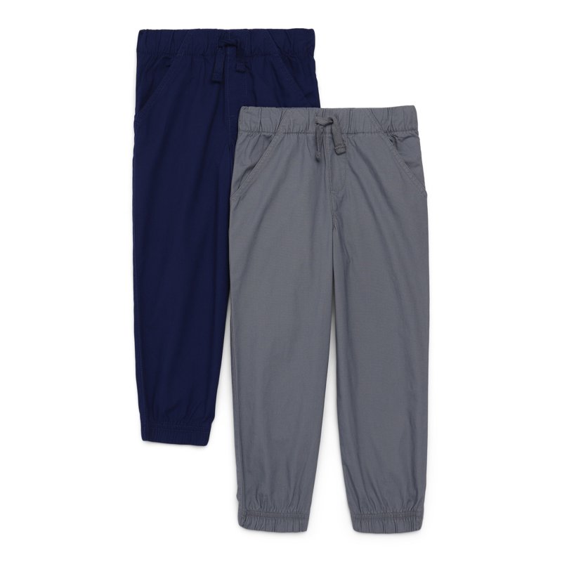 Wonder Nation Little Boys Jogger Pants 2-Pack Size 4-10