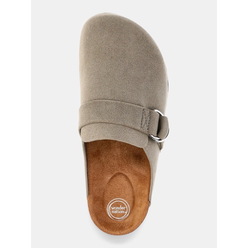 Wonder Nation Little Girls And Big Girls Casual Slip On Clogs