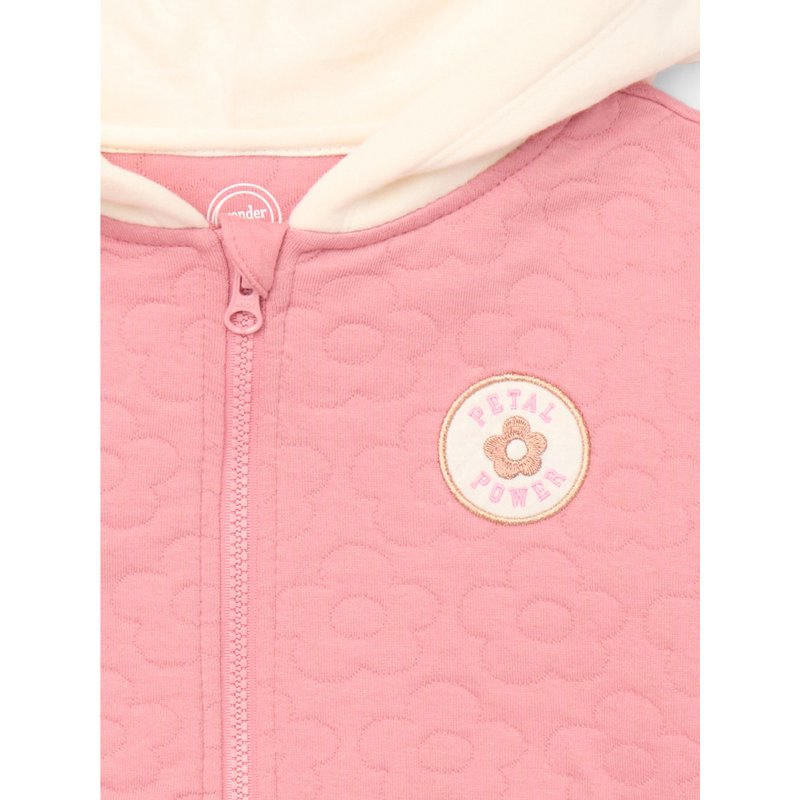 Wonder Nation Little Girls Quilted Zip-Up Bomber Jacket Sizes 4-10