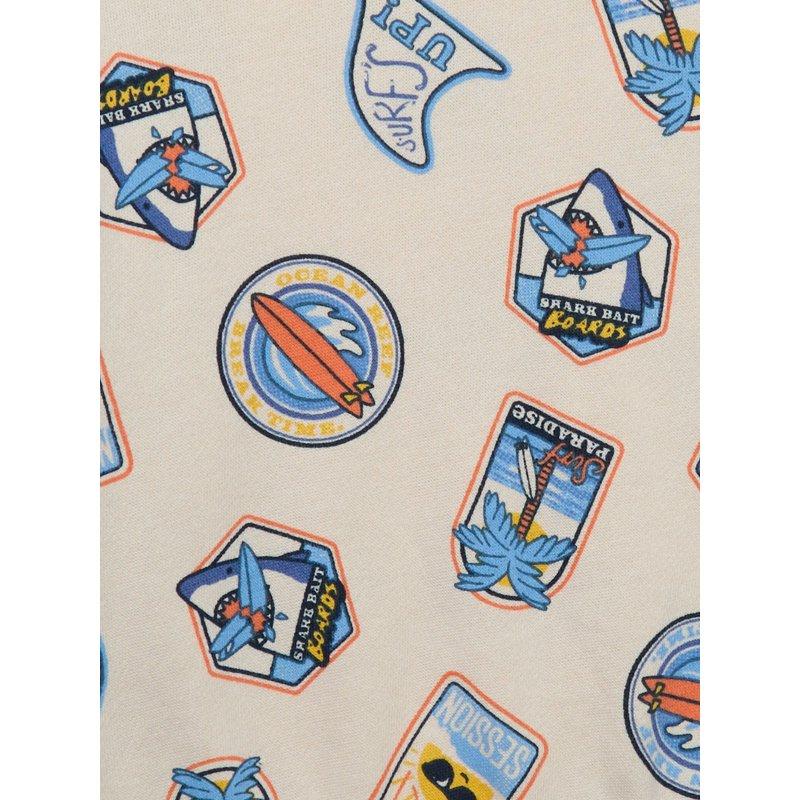 Wonder Nation Toddler Boys Fleece Graphic Top With Long-Sleeves Sizes 12M-5T