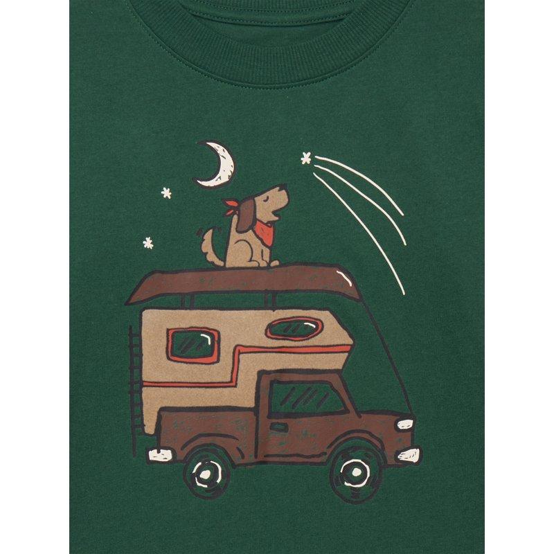 Wonder Nation Toddler Boys Graphic Tee With Long Sleeves Sizes 4-10