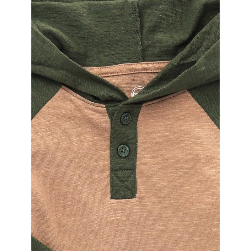 Wonder Nation Toddler Boys Hooded Tee With Long Sleeves Sizes 12M-5T