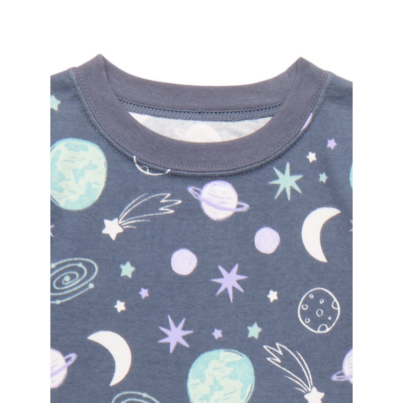 Wonder Nation Toddler Cotton Sleep Tee And Pants Pajama Set 2-Piece Sizes 12M-5T