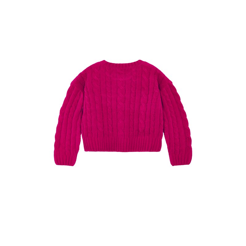 Wonder Nation Toddler Girls Cable Knit Sweater Sizes 12M-5T