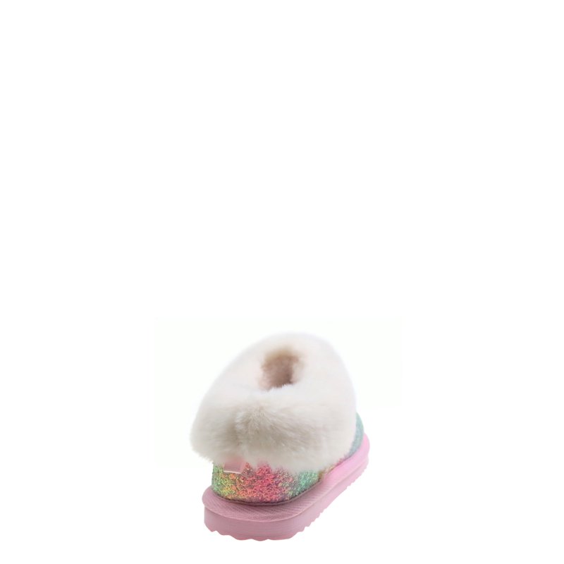 Wonder Nation Toddler Girls Slippers With Faux Fur Trim