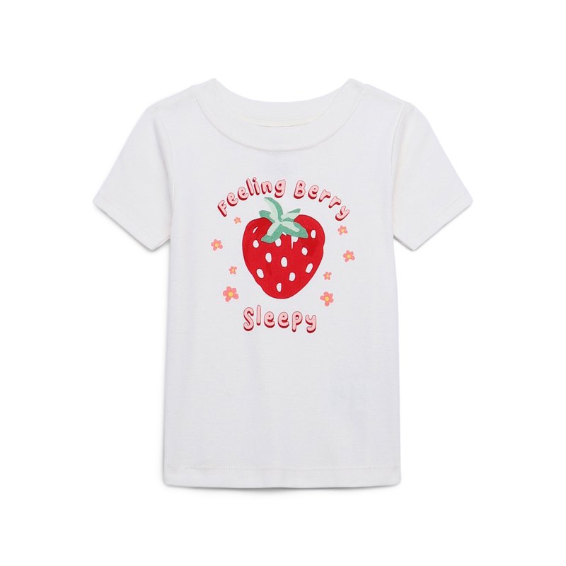 Wonder Nation Toddler Short And Long Sleeve Cotton Pajama Set 3-Piece Sizes 12M-5T