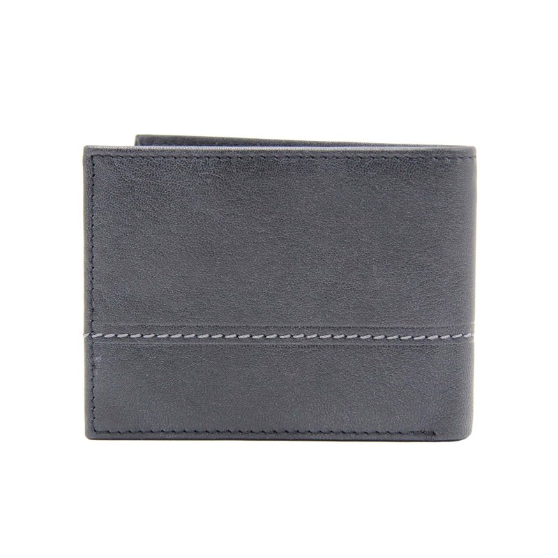 Wrangler Leather Bifold Wallet - Black