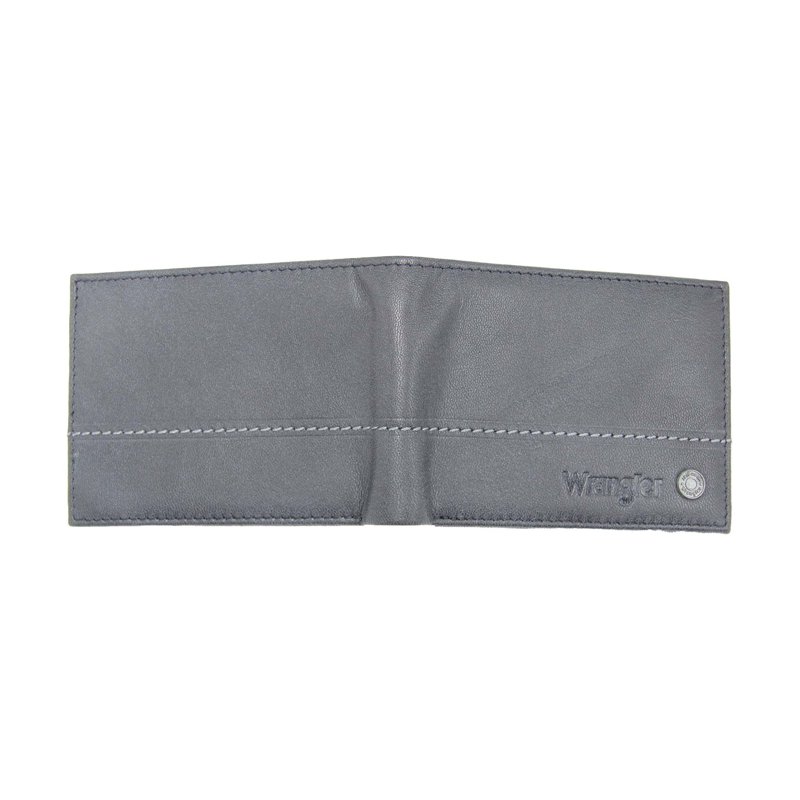 Wrangler Leather Bifold Wallet - Black