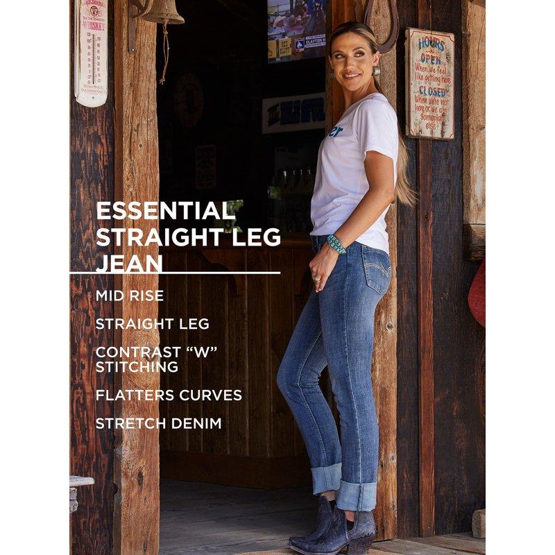Wrangler Women's Essentials Straight Leg Jean