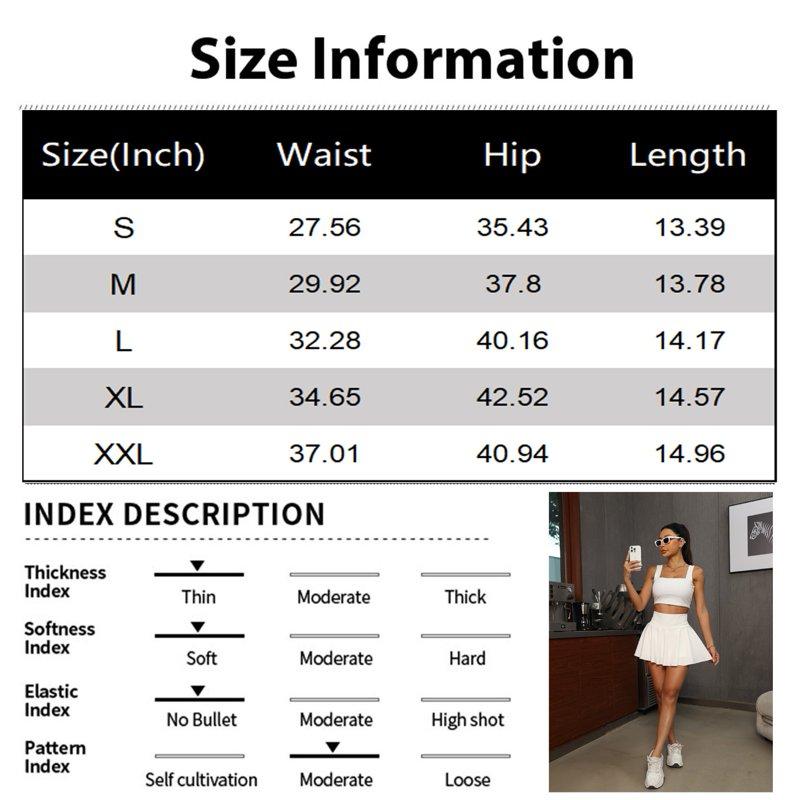 Xyxonk Dark Blue Skirt For Women Flowy Golf Short Skirt With Pockets Athletic Skorts Workout Skirts Summer Pleated High Waist Skort Dark Blue M