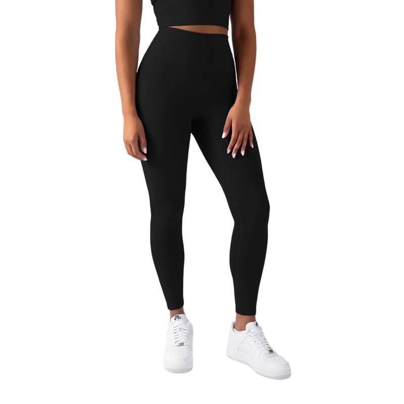 YITTY Active Women's UltraLuxe High-Waist Legging Athleisure 4-Way-Stretch Iconic Black M Regular