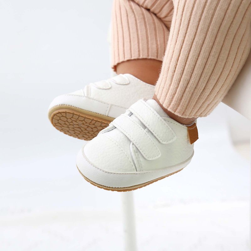 YYYTop Baby Boy Shoes Size 5 Baby Boys Girls Shoes Non-Slip Rubber Sole High-Top Infant First Walking Shoes Toddler Crib Shoes Newborn Loafers Flats Boys Sneakers Size 13 Walking Shoes for Infants Wh