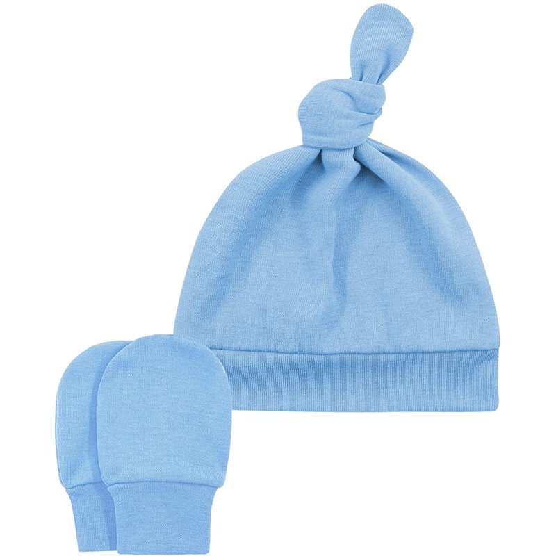 Zando Baby Hat Mittens Newborn Hats For Boys Baby Hats 0-6 Months Winter Beanie Caps 3 Pack 2 0-6 Months