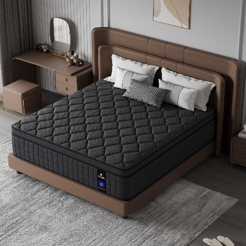 12 Inch Queen Mattress Medium Firm Hybrid Queen Mattresses Memory Foam Mattress In A Box With Individually Wrapped Pocket Springs Reinforced Edge Support Pressure Relief Motion Isolation