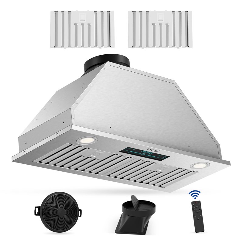 30" Under Cabinet Range Hood Kitchen Stove Vent Hood with 900 CFM 4 Speed Gesture Sensing&Touch Control Panel