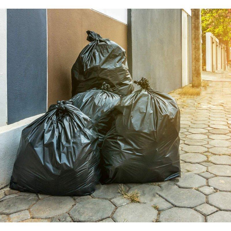 33 Gallon Trash Bags (100 Count) Garbage Bags 30-32 Gallon High Density Bags With Tying Ropes