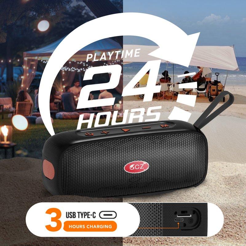 40W Portable Wireless Bluetooth Speaker IPX7 Outdoor Loud Sound Speaker Deep Bass Professional True Wireless Stereo Pairing For Home/Outdoor/Party/Beach/Back To School/Birthday Gift(Black)