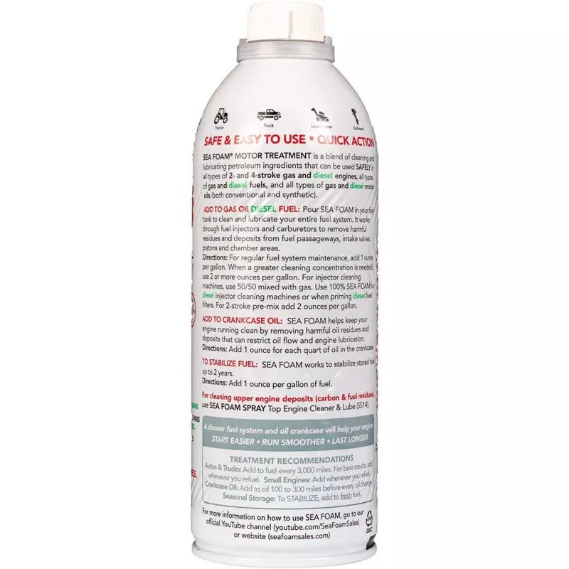 (6 Pack) Sea Foam SF16 Motor Treatment Automotive Additive 16 Oz