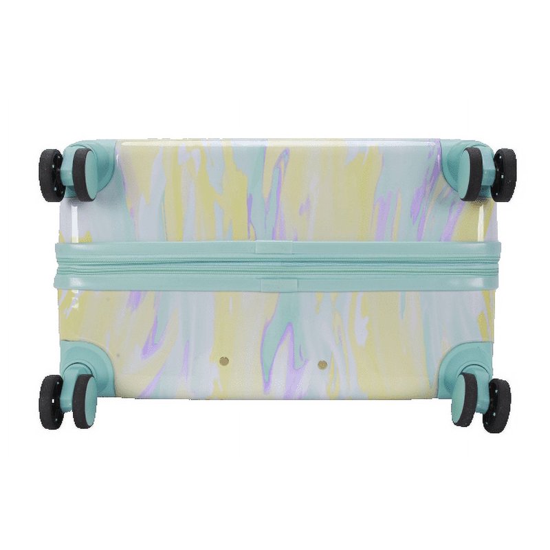 ABS Plastic 20-inch Hardside Carry-on Luggage In Tie Dye Print All Ages