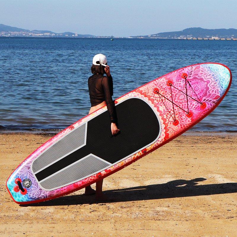 AISUNSS 10.6ft Inflatable Stand Up Paddle Board With Full SUP Accessories