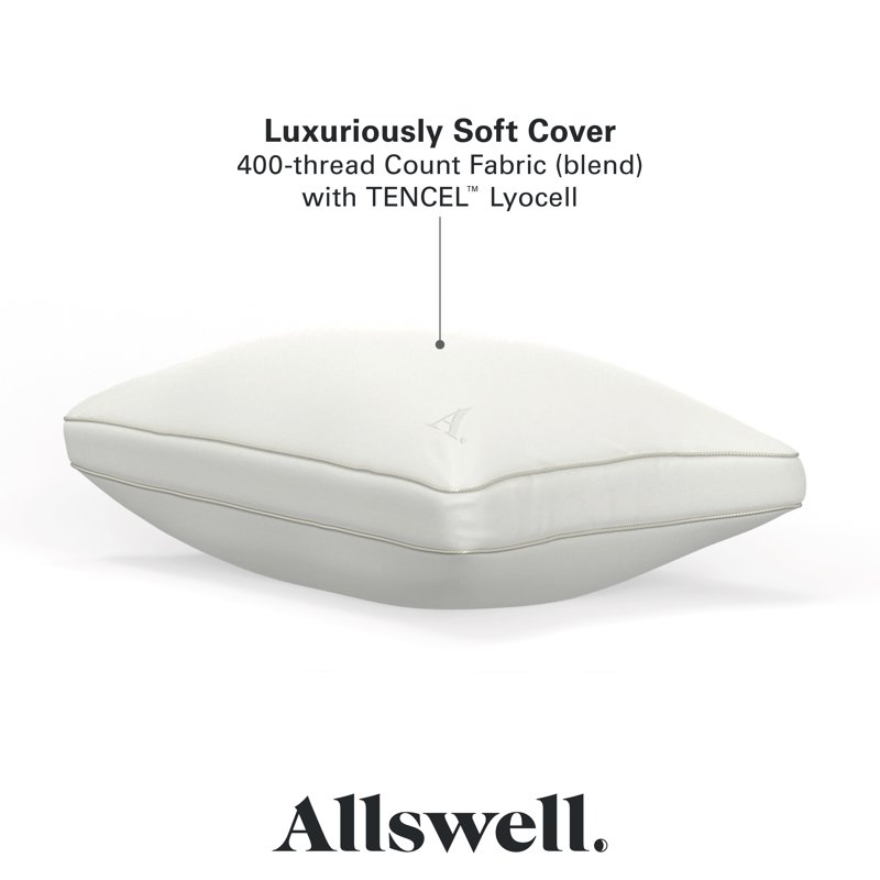 Allswell Down Alternative Bed Pillows King - Firm All Positions (2 Count)