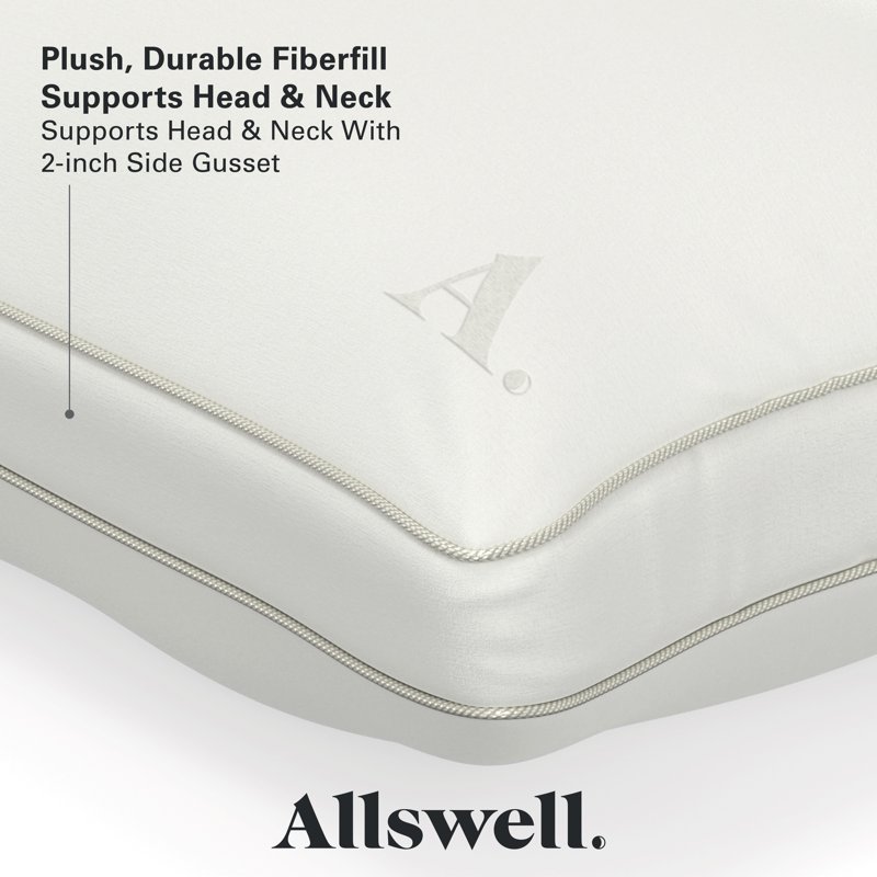 Allswell Down Alternative Bed Pillows King - Firm All Positions (2 Count)