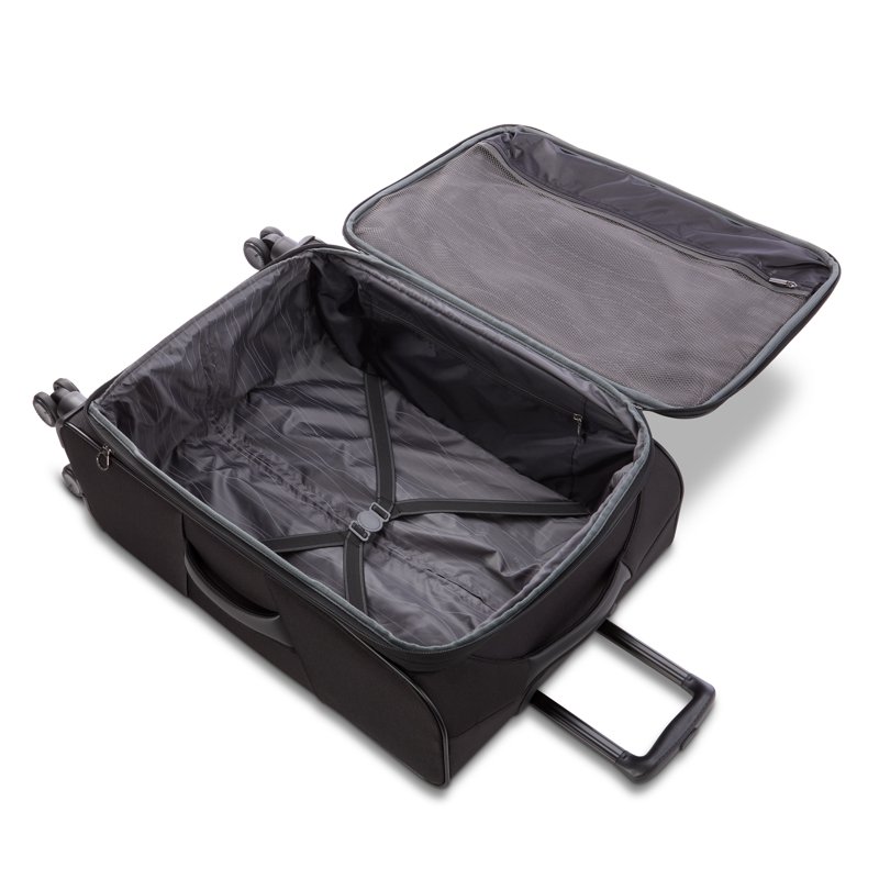 American Tourister X-Lite 3-Piece Luggage Set With Spinner Wheels - Black