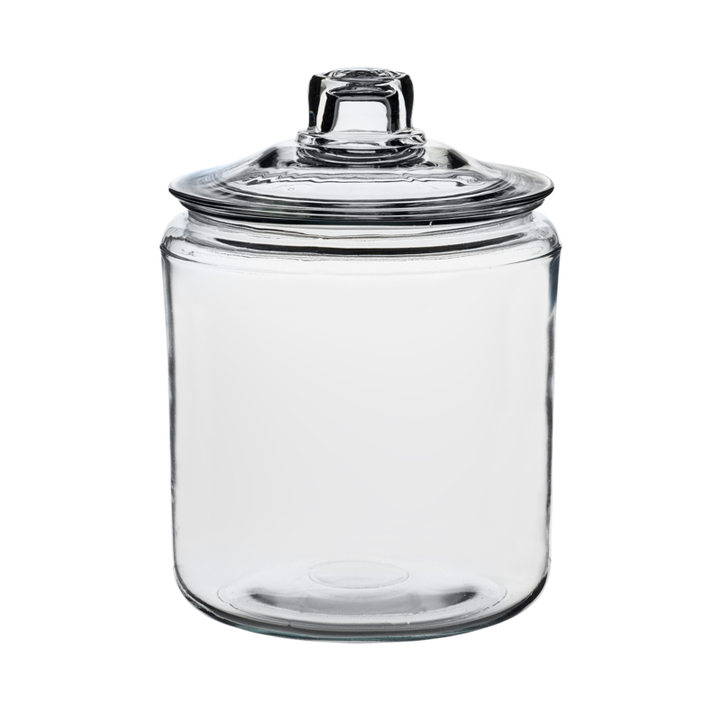 Anchor Hocking Heritage Hill Glass Jar with Lid 1 Gallon