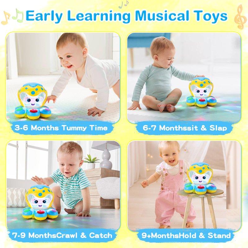 ANTIC DUCK Toddler Toys Baby Toys 12 Months Baby Learn Walk Party Crawling Toys Infant Toys For 1 Year Old Girls Boys Gifts