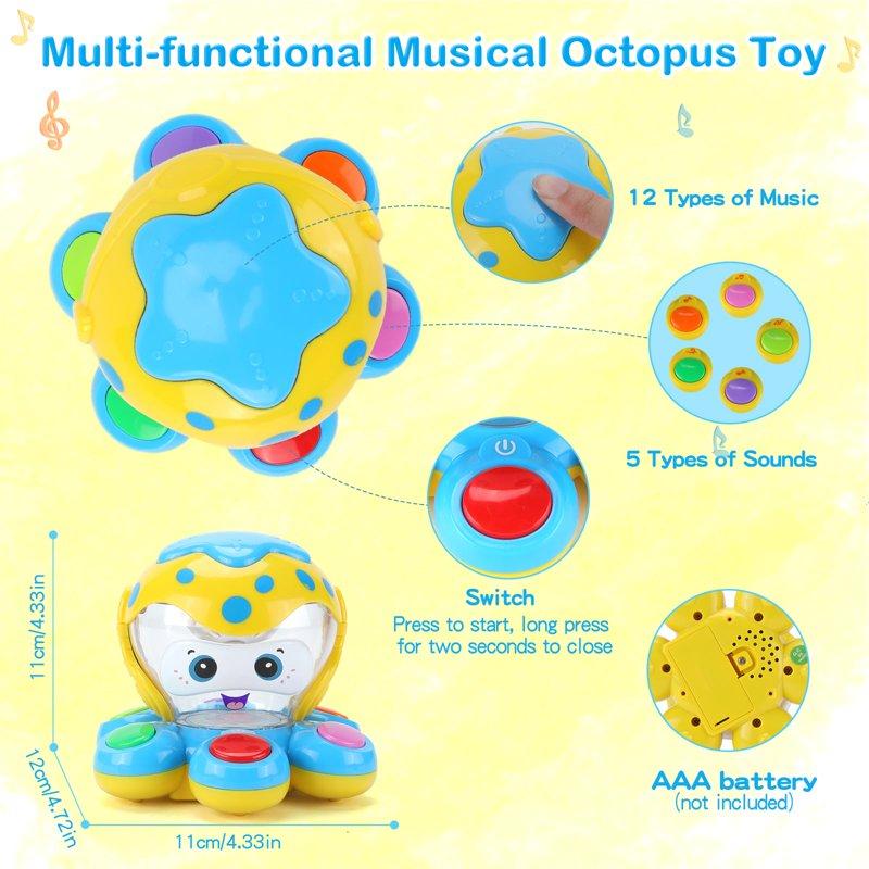 ANTIC DUCK Toddler Toys Baby Toys 12 Months Baby Learn Walk Party Crawling Toys Infant Toys For 1 Year Old Girls Boys Gifts