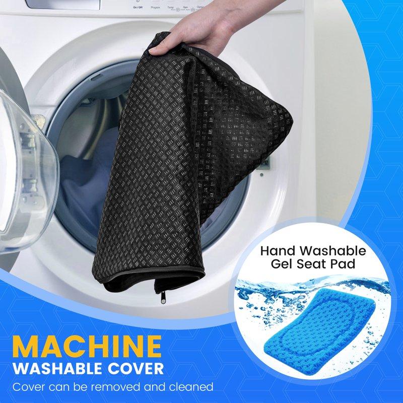 AOLIGO Gel Seat Cushion For Wheelchair Office Chair Car Seat Blue