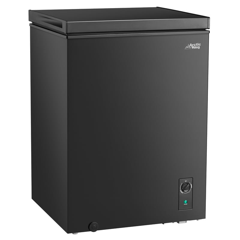 Arctic King 5.1 Cu ft Chest Freezer Convertible Black