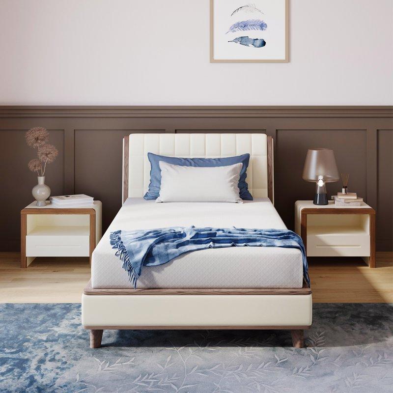 Arctus 8“ Twin Mattress Gel Memory Foam Twin Size Mattress In A Box Medium Firm
