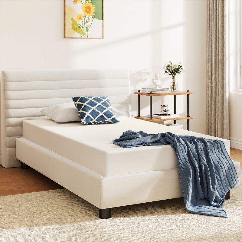 Arctus Twin Mattress 6 Inch Memory Foam Mattress In A Box Medium Firm