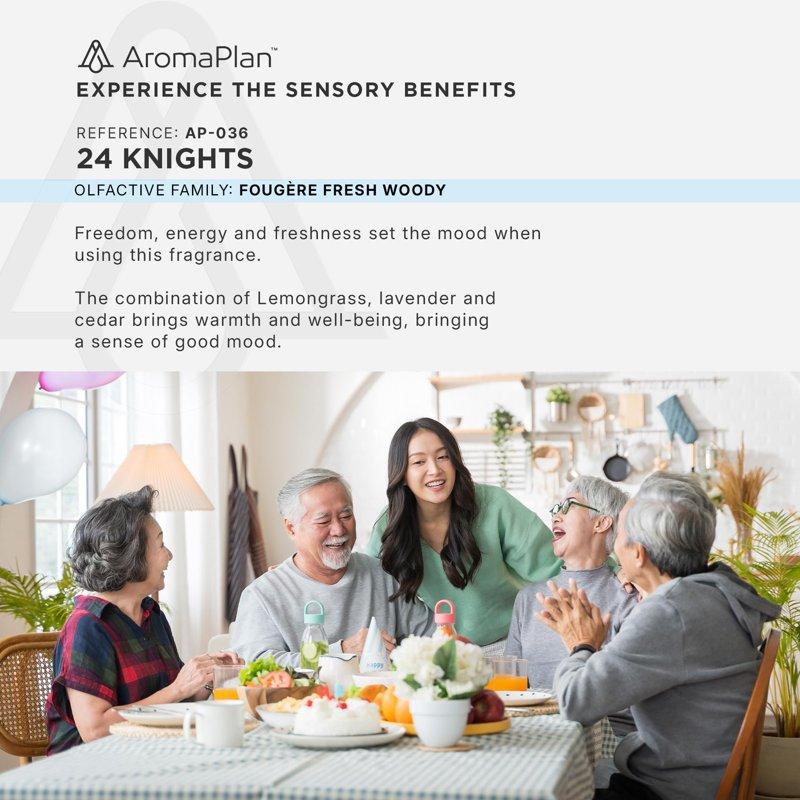 AromaPlan 24 Knights Essential Oil 1.5 Fl Oz (45ml) - Hotel Collection Luxury Home Fragrance