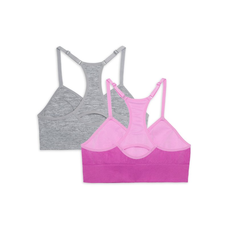 Athletic Works Girls Sports Bra 2 Pack Sizes S-2XL