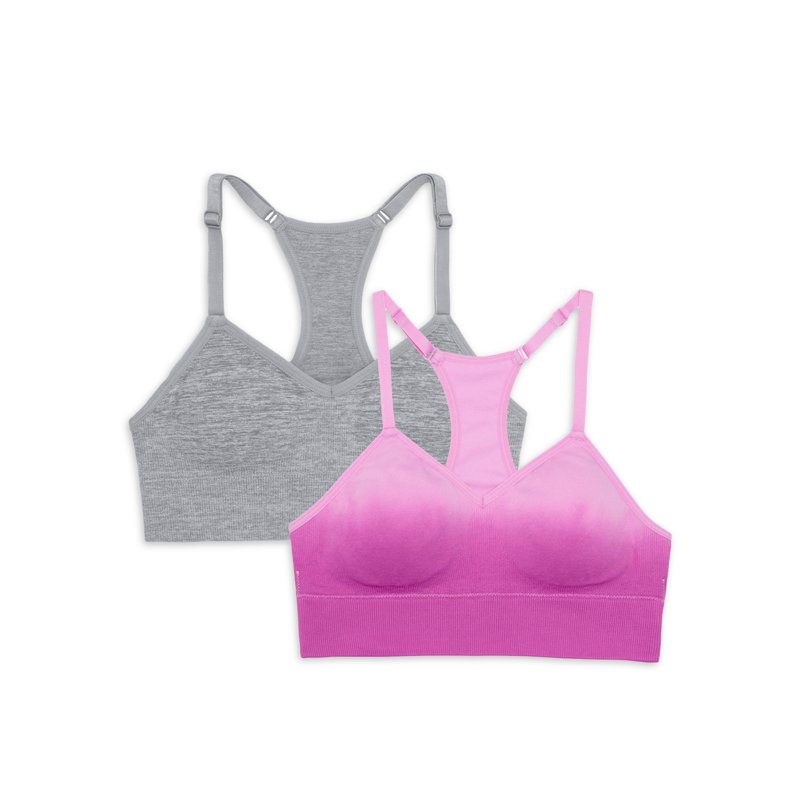 Athletic Works Girls Sports Bra 2 Pack Sizes S-2XL